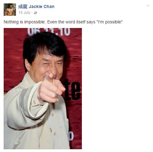 10 Quote Jackie Chan ini sindir kamu yang mudah mengeluh & suka minder