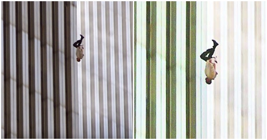 Siapa sosok orang jatuh dari gedung saat tragedi 11 September ini?