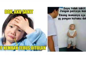 12 Meme kocak 'anak kecil sakit' ini bikin geleng-geleng kepala