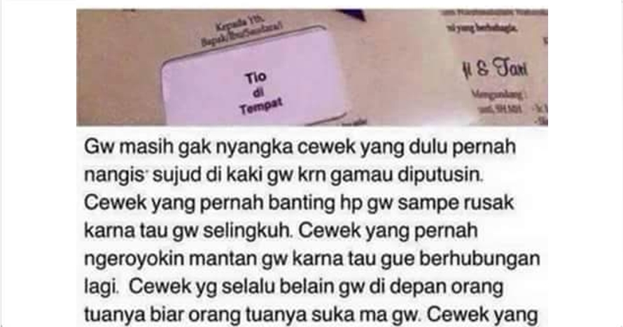 Akhir kisah pasangan ini buktikan kalau sabar itu memang ada batasnya