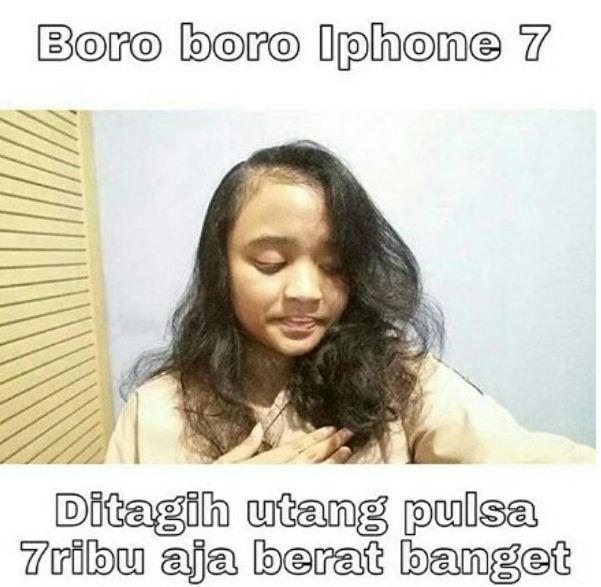 15 Meme 'boro-boro punya iPhone 7' lucu ini bikin senyum kecut