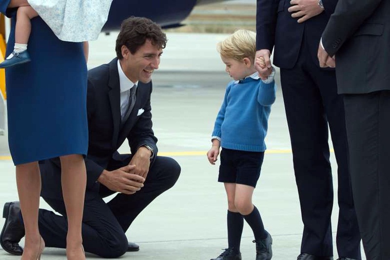 Ketika PM Kanada dicuekin pangeran cilik, duh sakitnya tuh di sini