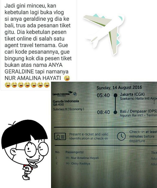 Anya Geraldine pakai nama palsu 1-6 © 2016 brilio.net Anya Geraldine pakai nama palsu 1-6 © 2016 brilio.net