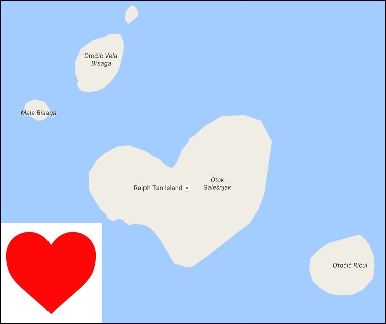 peta pulau ini ternyata berbentuk sesuatu © 2016 berbagai sumber