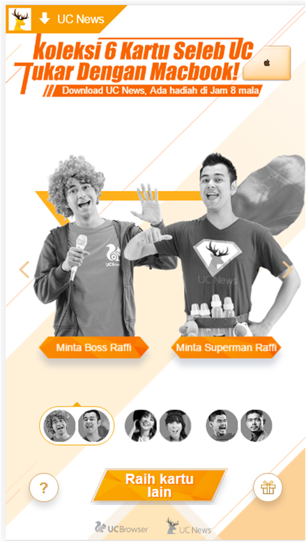 UC Browser game kartu seleb © 2016 brilio.net UC Browser game kartu seleb © 2016 brilio.net