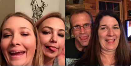 15 Orangtua ini tirukan pose selfie anak-anaknya, gokil abis