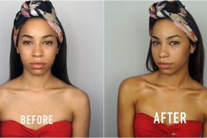 Wanita ini tanning tubuh pakai kopi kemasan, berubah cokelat nggak ya?