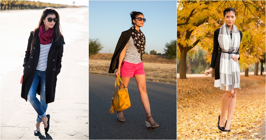 Suka pakai syal? Coba deh, 10 cara padu padan dengan pakaian ini