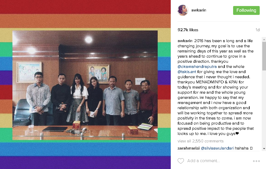 pacar baru Awkarin © 2016 brilio.net