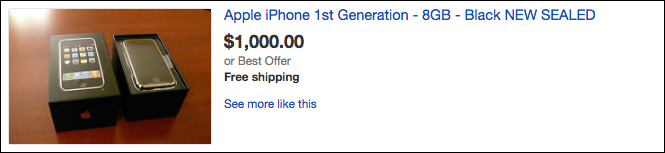 ini harga iphone generasi pertama sekarang © 2016 unilad