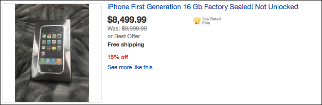 Jadi barang langka, ini sekarang harga iPhone generasi pertama
