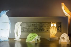 10 Potret lampu origami keren, bisa bikin ruanganmu makin cantik