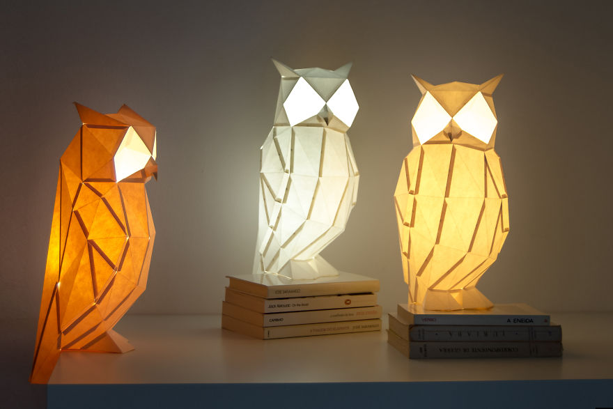 10 Potret lampu origami keren, bisa bikin ruanganmu makin cantik