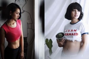 10 Potret kehamilan Andien ini bikin netizen kaget