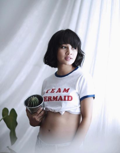 10 Potret kehamilan Andien ini bikin netizen kaget