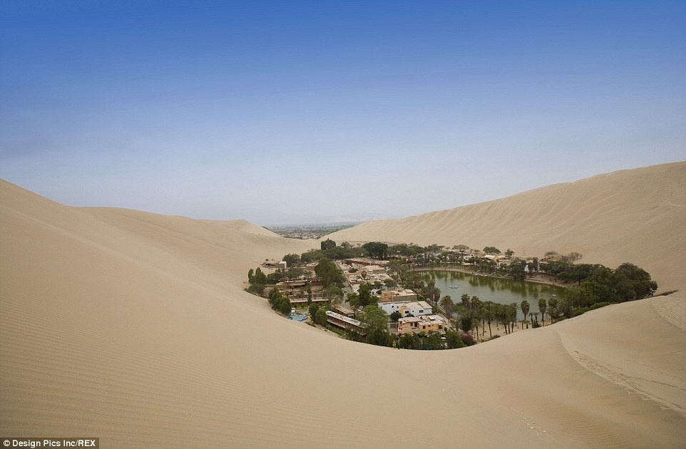 10 Foto tempat adem di tengah gurun pasir, jadi ingin tinggal di sana