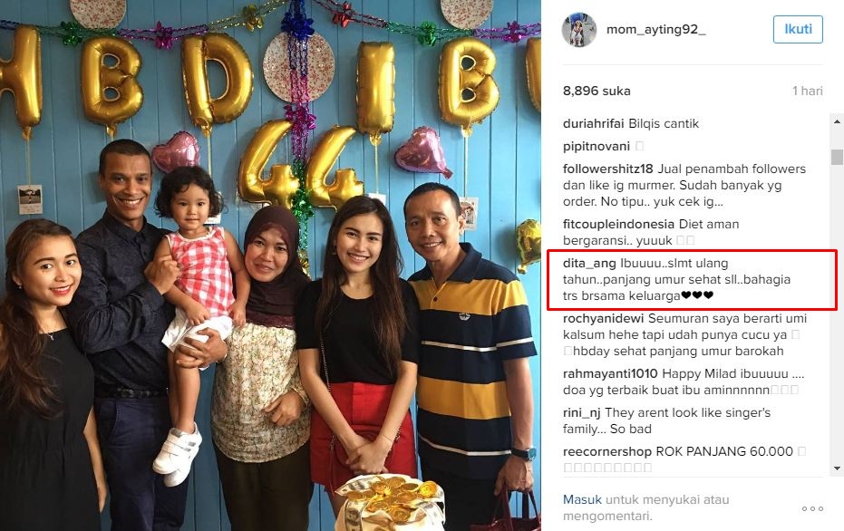 Umi Kalsum Ultah © 2016 brilio.net