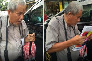 Kisah Paman Loke, pria buta yang menghidupi diri dengan jualan majalah