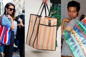 Mirip kantung belanja ke pasar, desain tas branded ini jadi lelucon