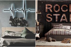 10 Desain kamar bertema musik ini bakal bikin kamu betah terus