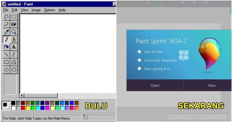 Ingat aplikasi Paint di Windows? Begini penampakannya di versi terbaru