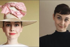 Annelies van Overbeek , selebgram hits 'kembaran' Audrey Hepburn