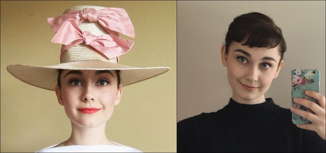 Annelies van Overbeek , selebgram hits 'kembaran' Audrey Hepburn