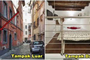 Rumah terkecil di Italia ini arsitektur & isinya bikin berdecak kagum