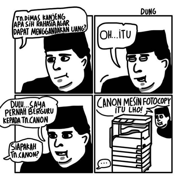 10 Komik strip kocak sindir kelakuan Dimas Kanjeng, bikin ngakak nih