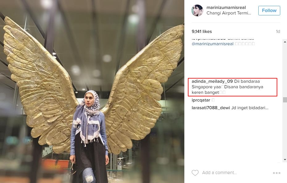 Postingan pesan Marini Zumarnis © 2016 brilio.net