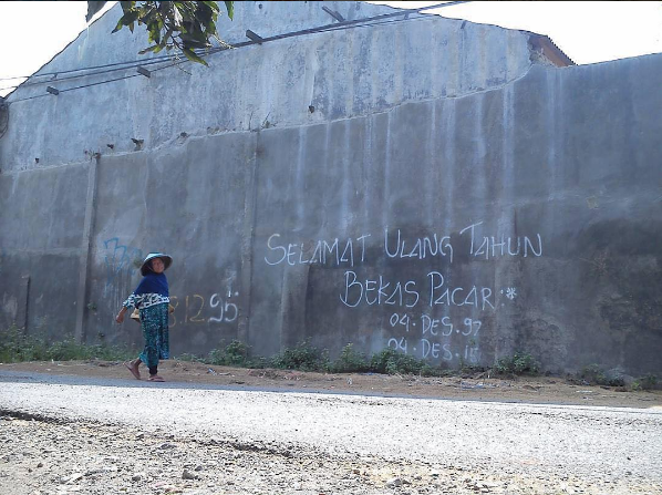 Coretan vandal kocak © 2016 Visual Jalanan