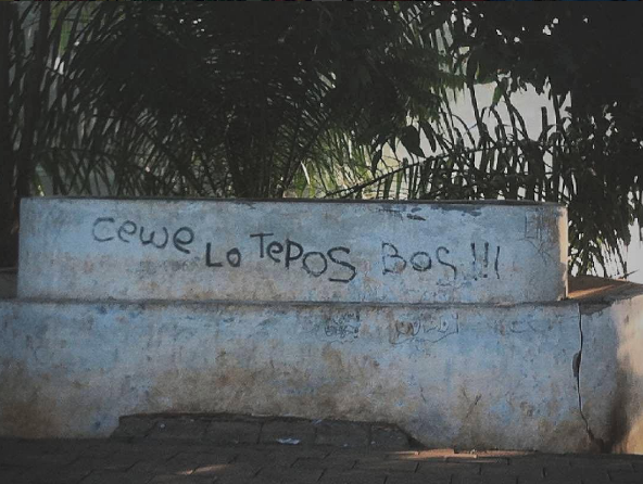 Coretan vandal kocak © 2016 Visual Jalanan