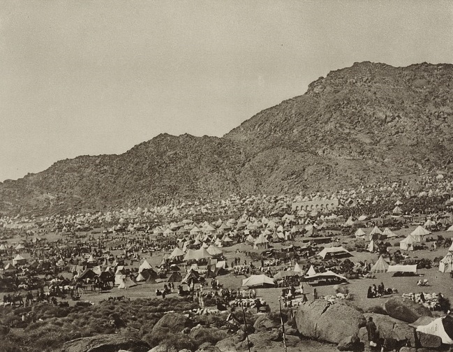 foto ini tunjukkan suasana ibadah haji ratusan tahun yang lalu © 2016 ilmfeed