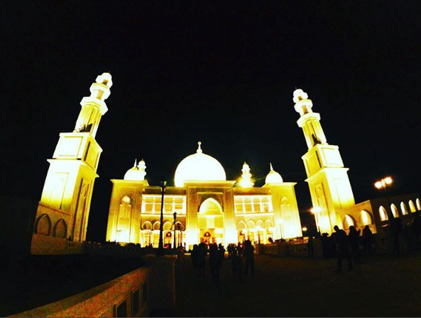 10 Foto keindahan masjid terapung Kayong Utara yang diresmikan Jokowi