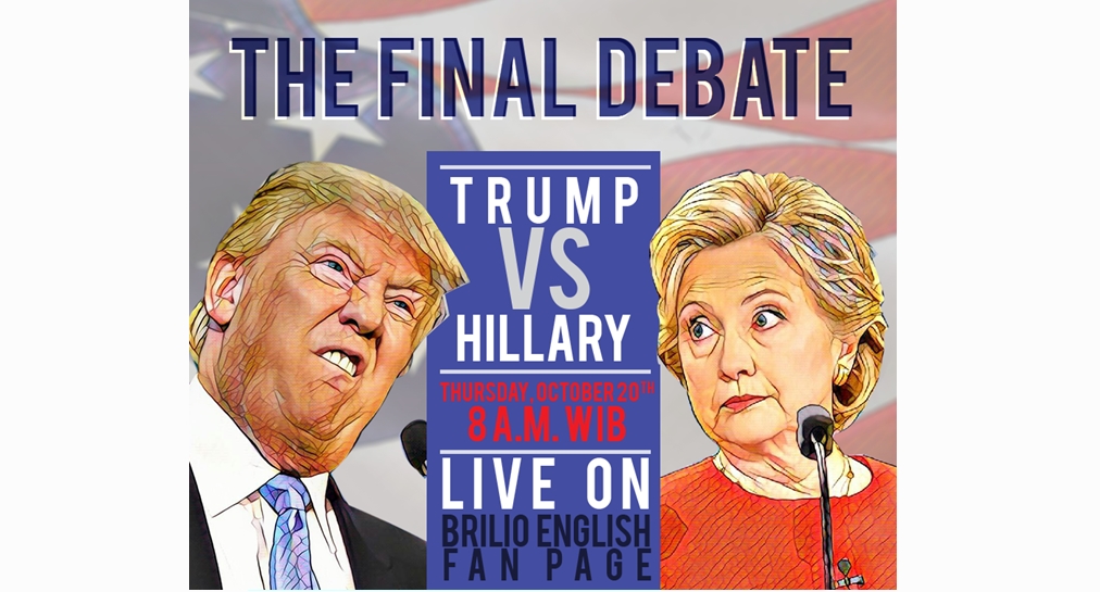 Final Debat Trump vs Hillary, tonton yuk di Brilio English Fan Page