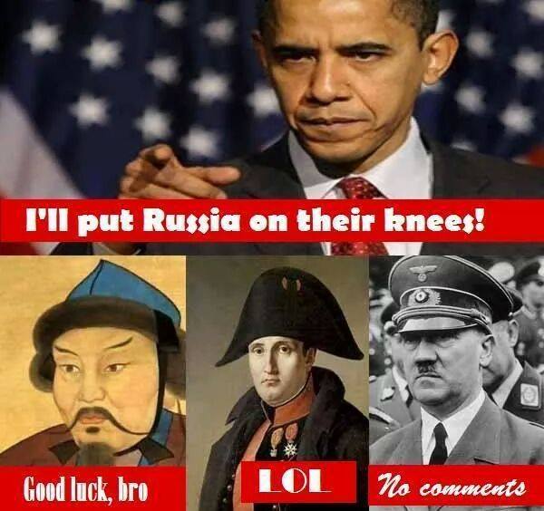 Meme Rusia versus Amerika Serikat © 2016 berbagai sumber Meme Rusia versus Amerika Serikat © 2016 berbagai sumber