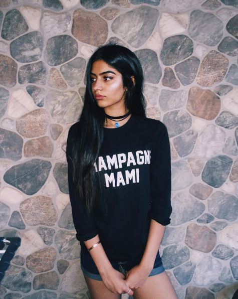 Khushi Kapoor putri Sridevi © 2016 Instagram