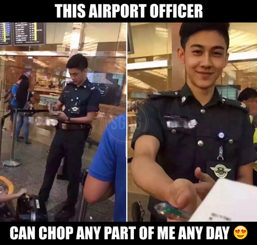 Imutnya petugas bandara ini, periksa paspor sekalian hati bisa nggak?