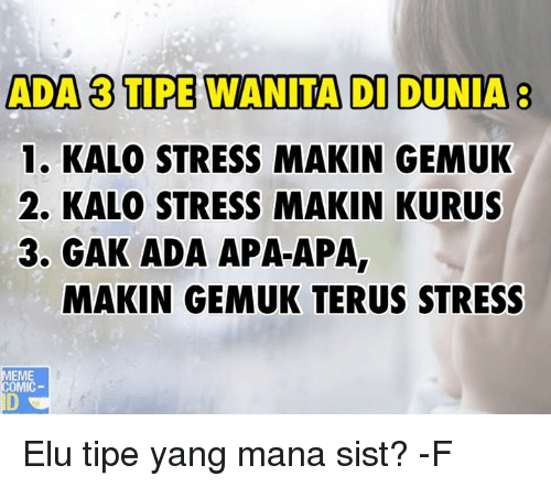 meme tipe cewek © 2016 brilio.net