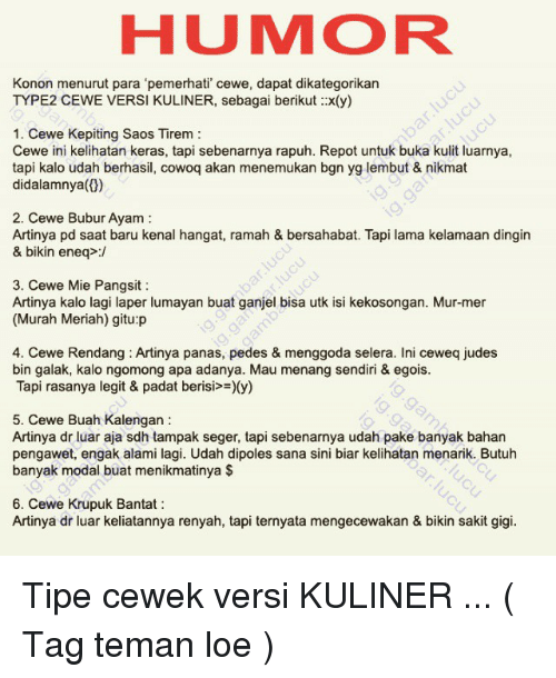 meme tipe cewek © 2016 brilio.net