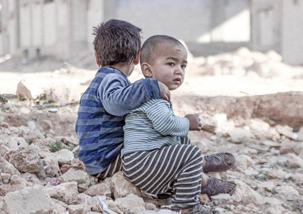 15 Foto mengiris hati anak-anak korban perang Suriah sepanjang 2016