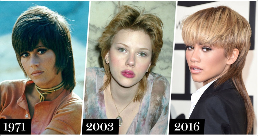 13 Foto transformasi gaya rambut mullet dari masa ke masa, keren ya