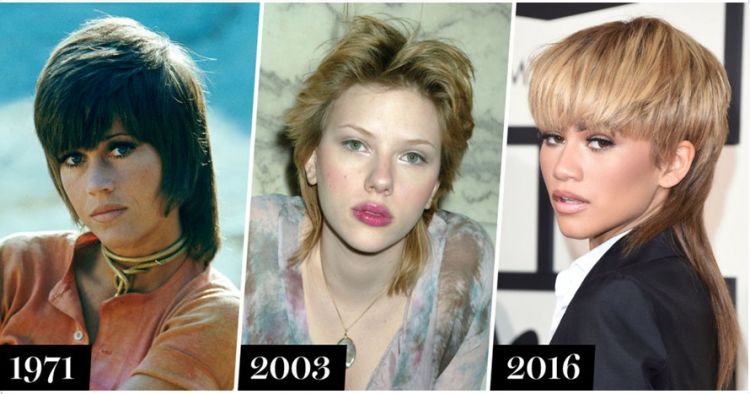 13 Foto transformasi gaya  rambut  mullet dari  masa  ke  masa  