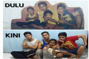 13 Potret dengan tagar '#duludankini' ini kocak abis, kamu mau ikutan?