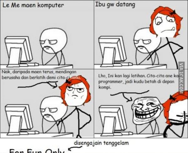 Komik main komputer © 2016 brilio.net