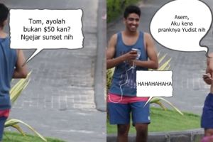 Pesulap Indonesia ini jago prank dan jail banget, bule pun jadi korban