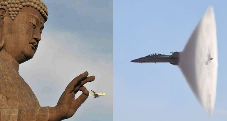 10 Foto pesawat ini bikin kamu bertanya-tanya 'asli atau editan ya?'