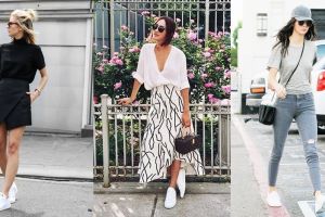 10 Mix and match sneakers putih ini bikin penampilanmu makin stylish