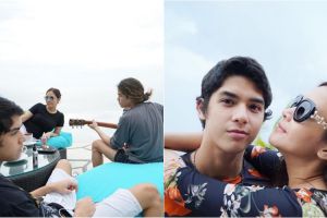 Ayah sibuk nyalon wakil bupati, Al & Dul asyik liburan bareng Maia