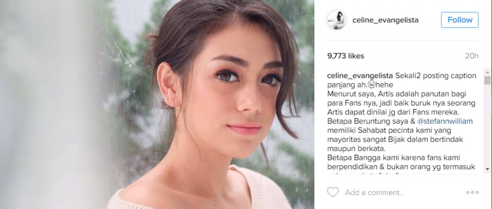 Curhatan Celine Evangelista © 2016 brilio.net Curhatan Celine Evangelista © 2016 brilio.net